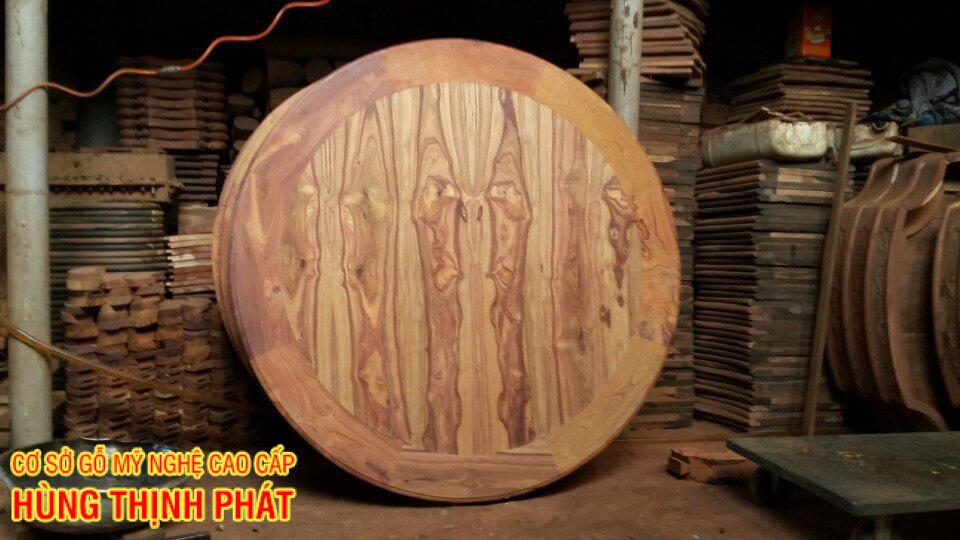 bàn ăn mặt tròn gỗ Cẩm Lai